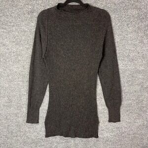 Celtic & Co Long Sleeve Knit Sweater Mock Neck Alpaca blend  Size L‎